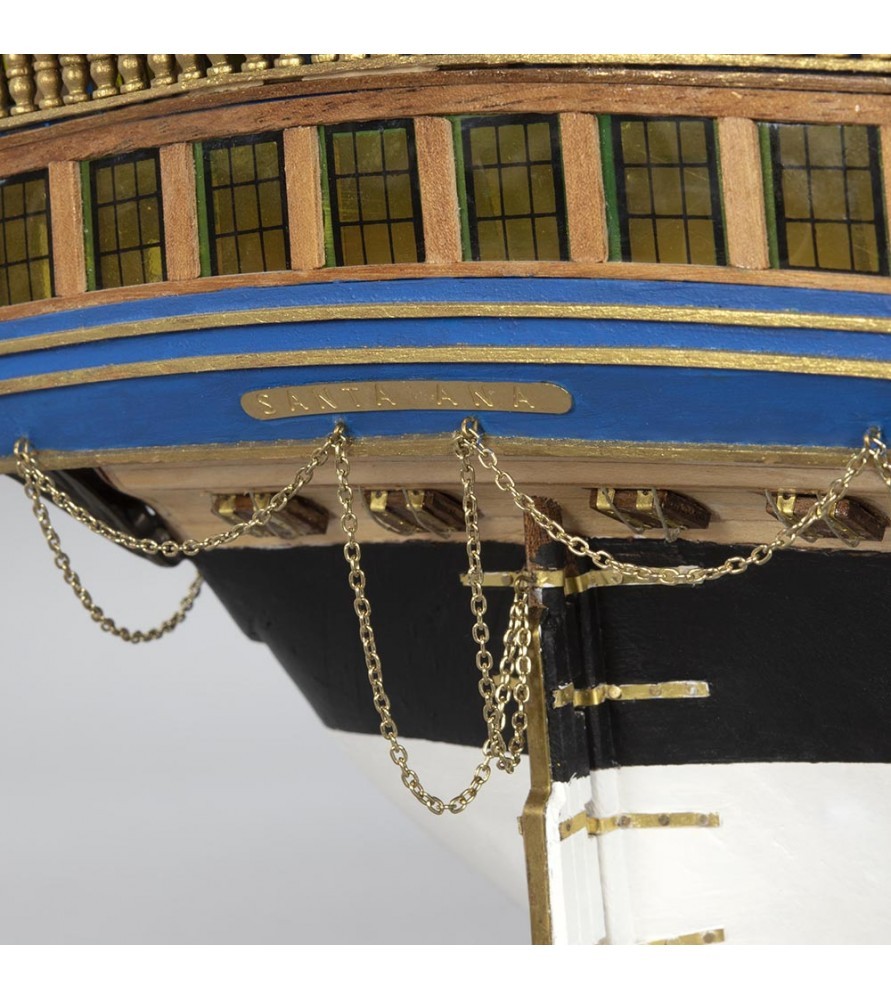 Santa Ana Model Ship: Trafalgar 1805 Model Building Kit at 1:84 Scale