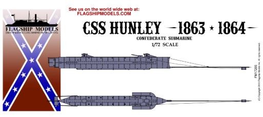 CSS Hunley (Flagship Models, 1:72)