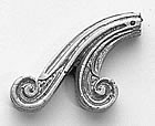 Ornate Swirl Strips Decoration Brass 20mm (AM5345)