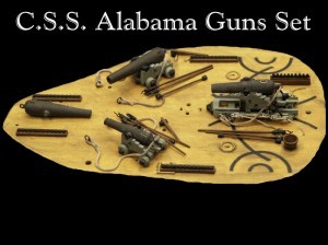 C.S.S. Alabama Gun Set (Cottage Industries, 1/96)