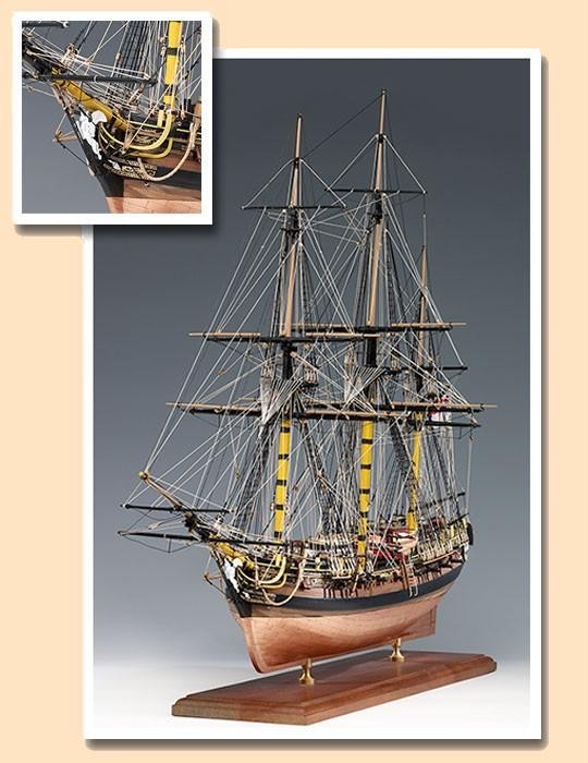 HMS Pegasus ship model plans (Amati)