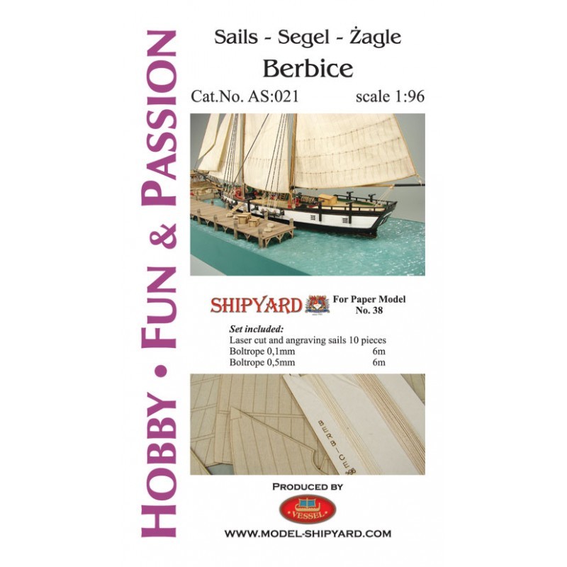 Sails for Berbice (Shipyard 1:96)
