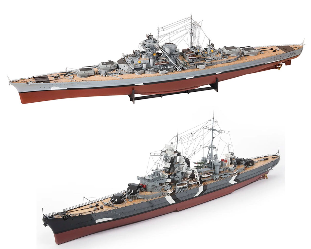 German Battlegroup - Amati Bismark, OcCre Prinz Eugen (Amati/OcCre, 1:200)