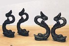 Bronzed Mounting Dolphins (4/pk, AM5687)