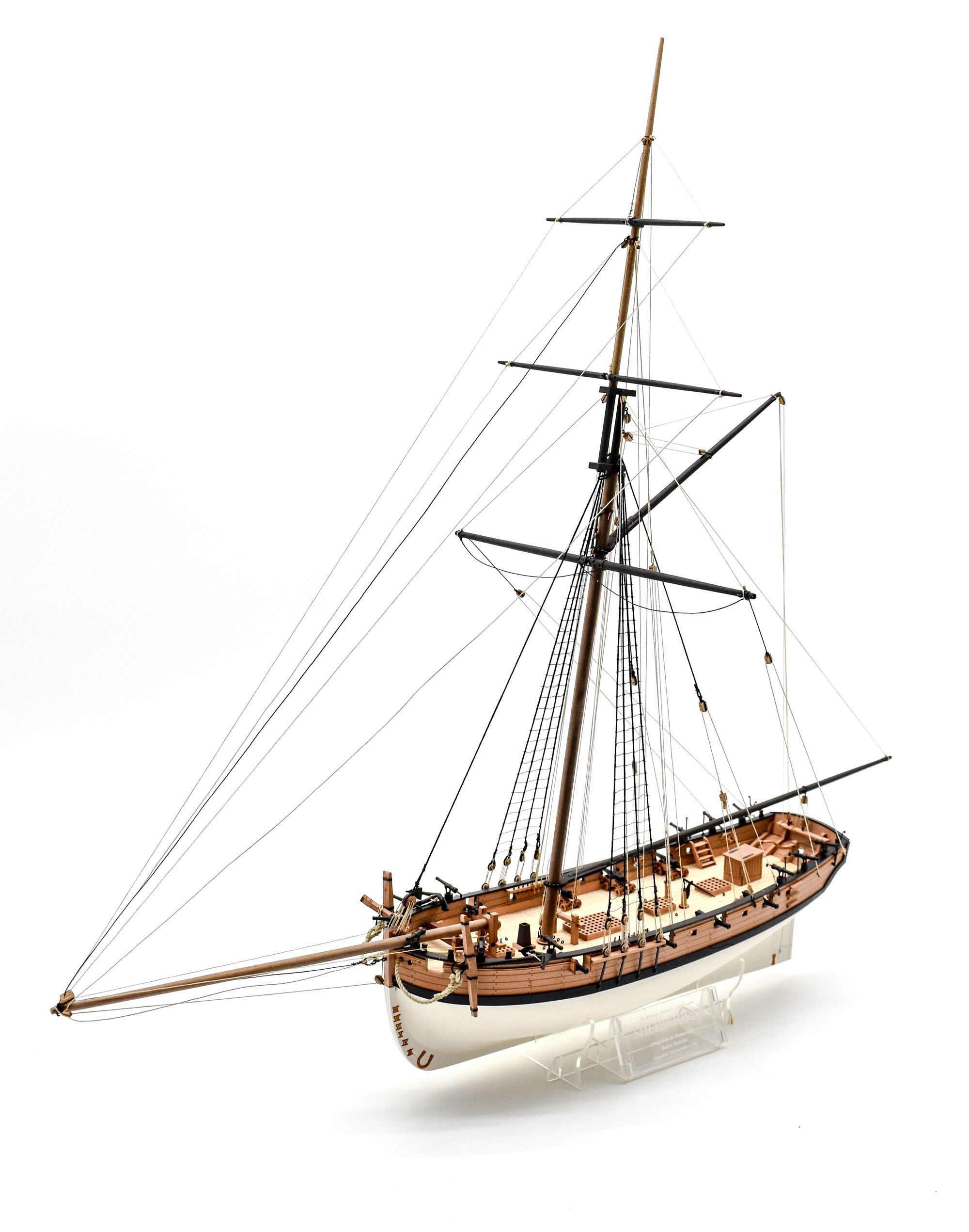 HM Armed Cutter Sherbourne, 1763 (Vanguard Models, 1:64)