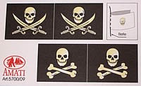 Pirate Ship Flag set (AM5700/09)