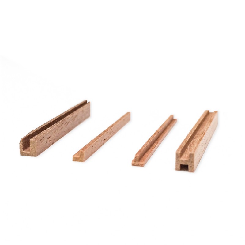 Walnut "L" Section  2x2mm (AM2580/05