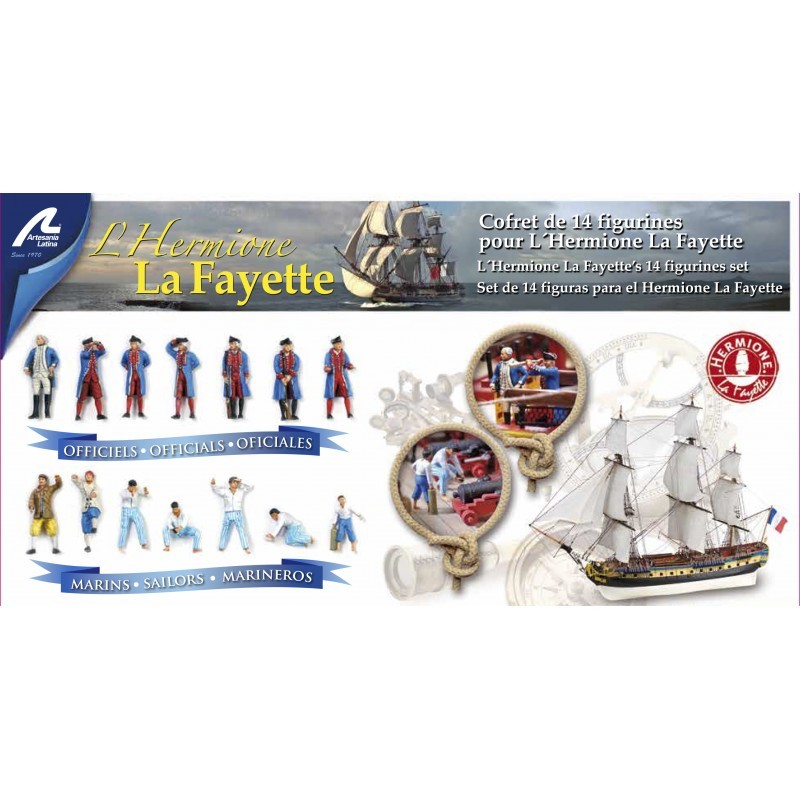 Hermione LaFayette Figurine Set (Artesania Latina, 1:89)