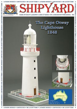Cape Otway Lighthouse, 1848 Laser Cardstock Kit (1:72, Shipyard)