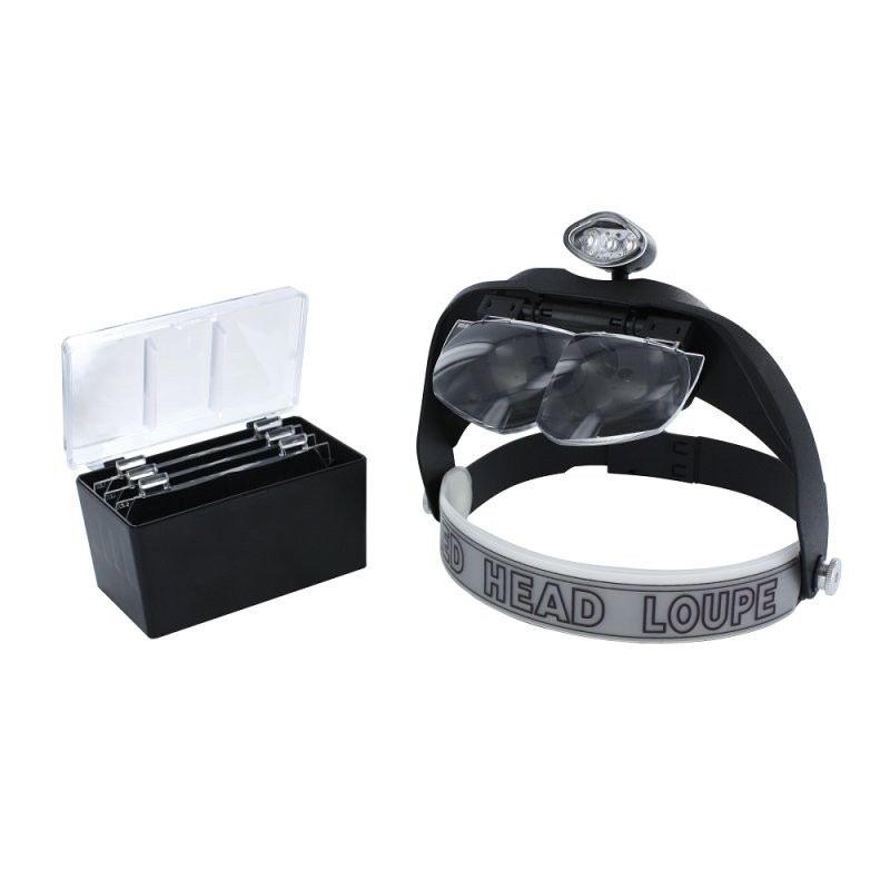 Lightcraft Deluxe LED Headband Magnifier Kit