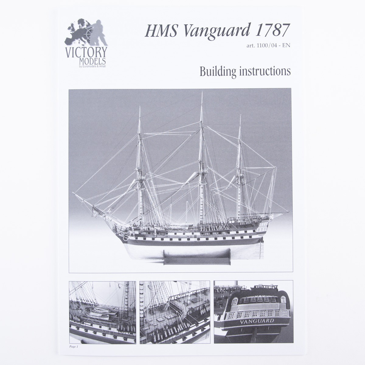 HMS Vanguard Construction Plans (Amati)