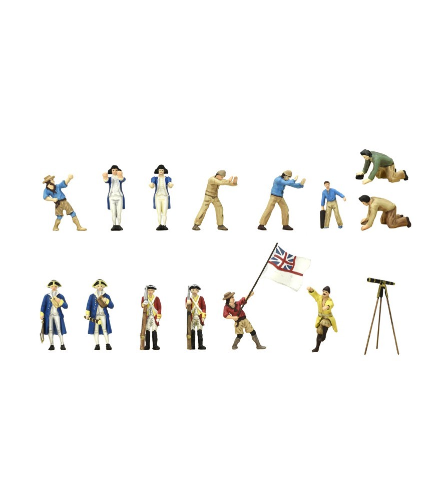 Crew Figures with Accessories for HMS Endeavour (Artesania Latine, 1:65)
