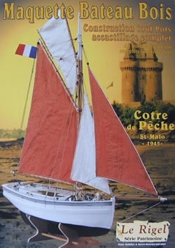 Le Rigel, St Malo Mackerel Boat (1:20, Soclaine)