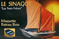 Les Trois Freres, Morbihan Fishing Boat (1:20, Soclaine)