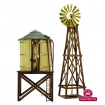Water Tower and Mill (Constructo, 1:87, HO)