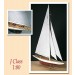 Rainbow J Class Pre-Carved Solid Wood Hull - Amati Model Boat Kits AM1700/51