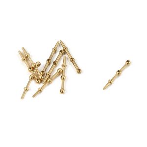 Two ball Brass Stanchion, 10mm (10/pk, AM4950/10)